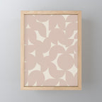 Contemporary Geometric Shapes - Natural Neutral Mini Art Print Gallery Image 1