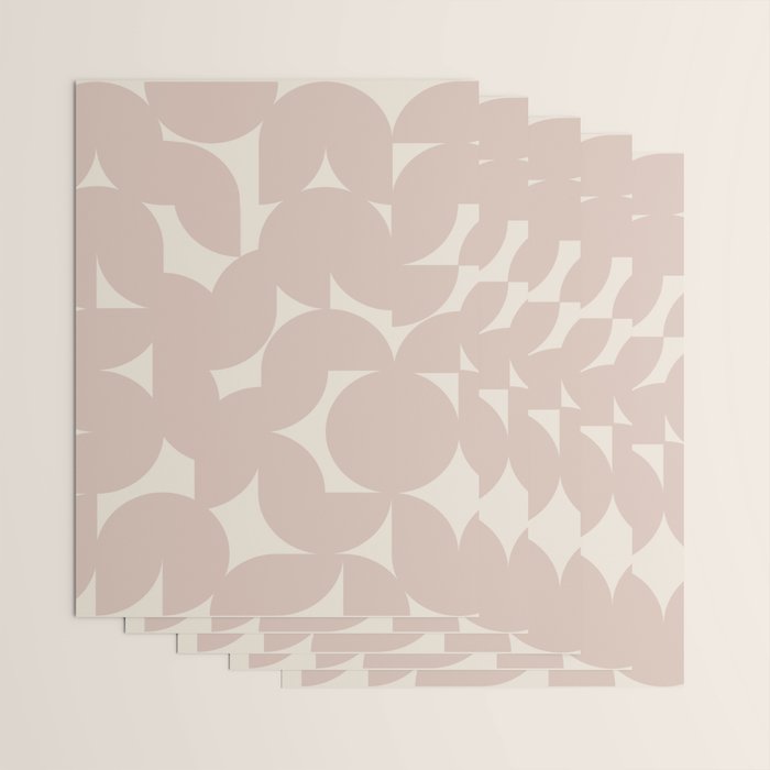 Contemporary Geometric Shapes - Natural Neutral Wrapping Paper Gallery Image 3