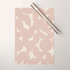 Contemporary Geometric Shapes - Natural Neutral Wrapping Paper Gallery Image 1