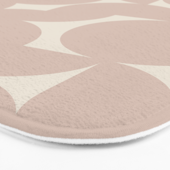 Contemporary Geometric Shapes - Natural Neutral Bath Mat Gallery Image 3