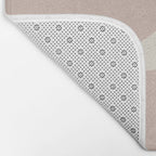 Contemporary Geometric Shapes - Natural Neutral Bath Mat Gallery Image 2