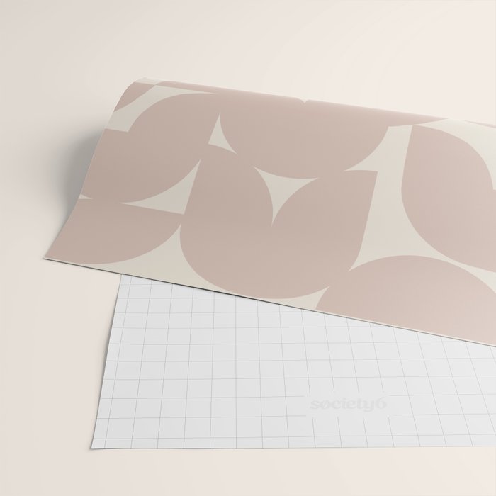 Contemporary Geometric Shapes - Natural Neutral Wrapping Paper Gallery Image 2