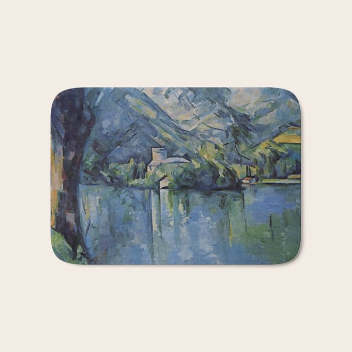 Paul Cezanne "The Lac d'Annecy", 1896 Bath Mat Gallery Image 1