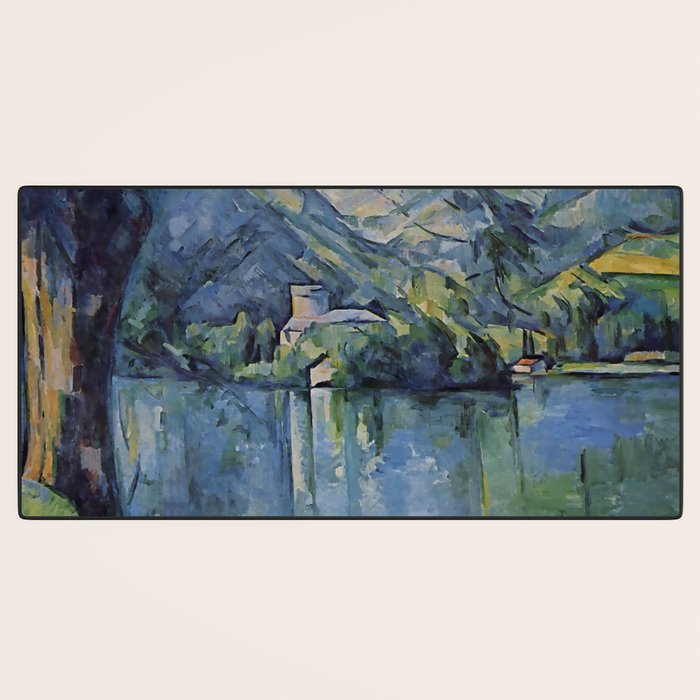 Paul Cezanne "The Lac d'Annecy", 1896 Desk Mat Gallery Image 3