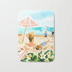 Family at the Beach Bath Mat Gallery Image 1
