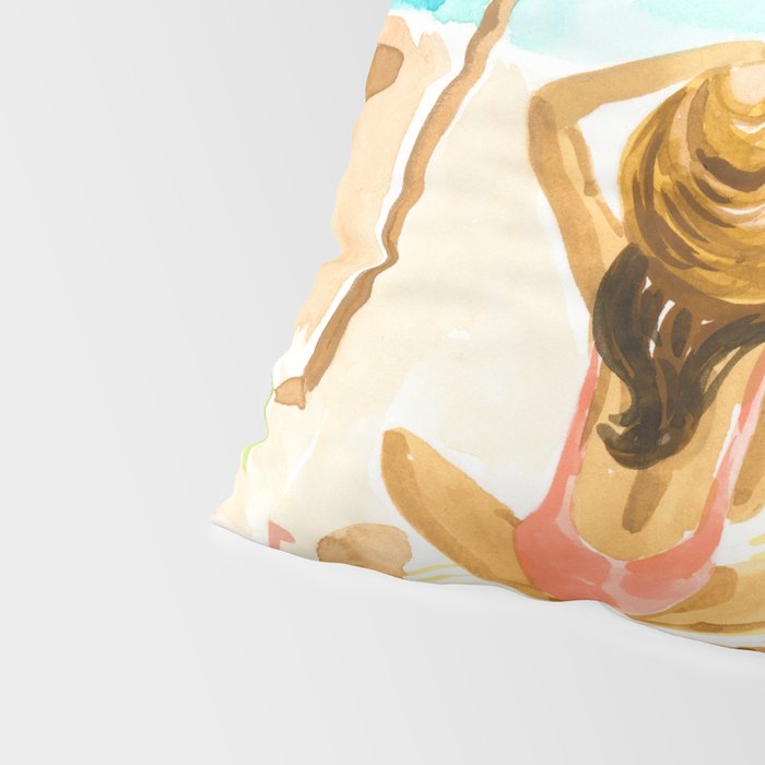 Family at the Beach Pillow Sham Gallery Image 4
