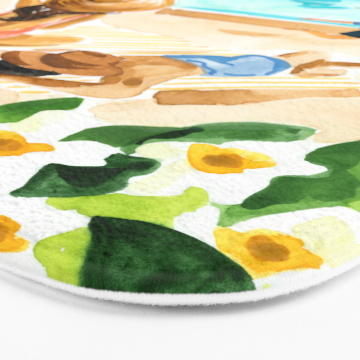 Family at the Beach Bath Mat Gallery Image 3