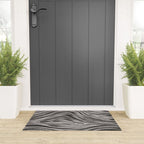 Black & White Irregular Lines Welcome Mat Gallery Image 3
