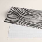 Black & White Irregular Lines Wrapping Paper Gallery Image 2
