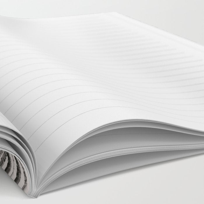 Black & White Irregular Lines Notebook Gallery Image 2