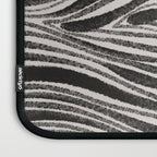 Black & White Irregular Lines Laptop Sleeve Gallery Image 3