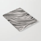 Black & White Irregular Lines Notebook Gallery Image 2