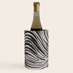 Black & White Irregular Lines Wine Chiller Gallery Image 1