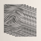 Black & White Irregular Lines Wrapping Paper Gallery Image 3