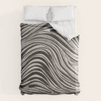 Black & White Irregular Lines Comforter Gallery Image 6