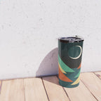 Quiet stream under crescent moon Travel Mug Gallery Image 4