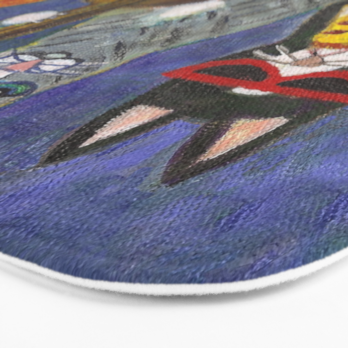 Jazz Cats Bath Mat Gallery Image 3