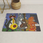Jazz Cats Rug Gallery Image 1