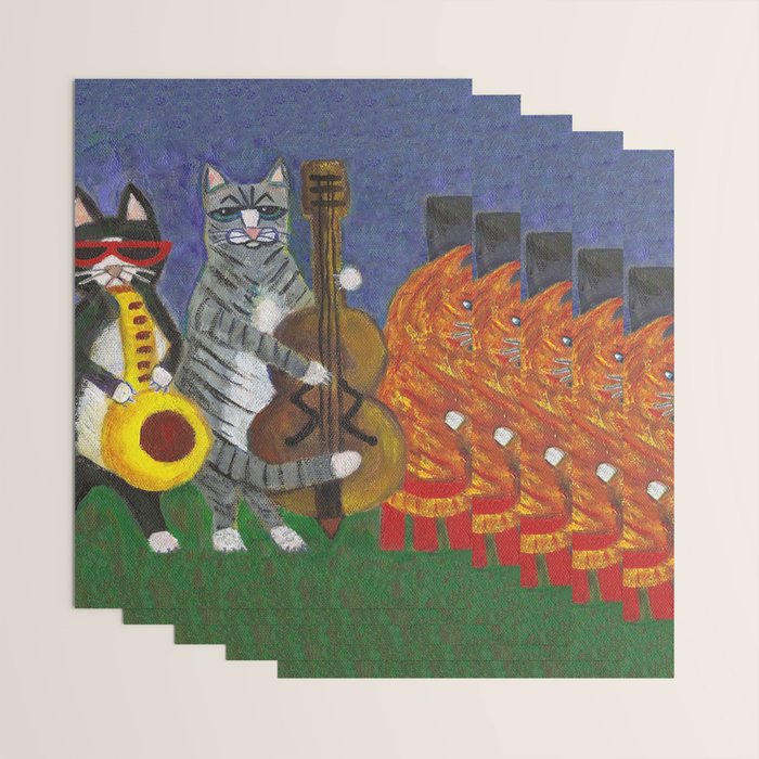 Jazz Cats Wrapping Paper Gallery Image 3