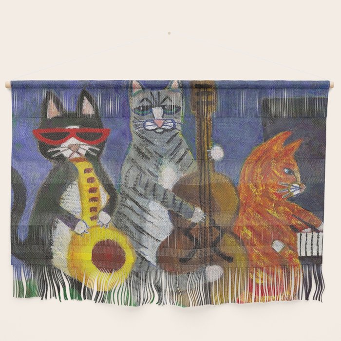 Jazz Cats Wall Hanging Gallery Image 1