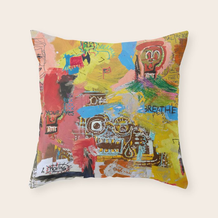 Let the Mind Fly Throw Pillow Gallery Image 6