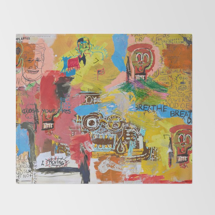 Let the Mind Fly Throw Blanket Gallery Image 2