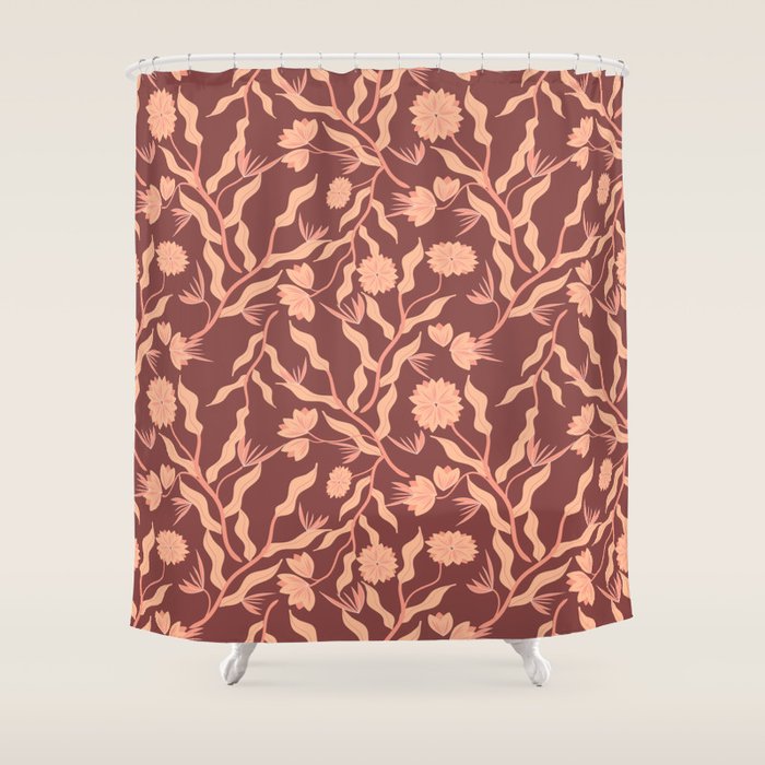 Classic Floral Shower Curtain Gallery Image 1