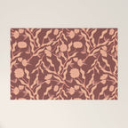 Classic Floral Welcome Mat Gallery Image 1
