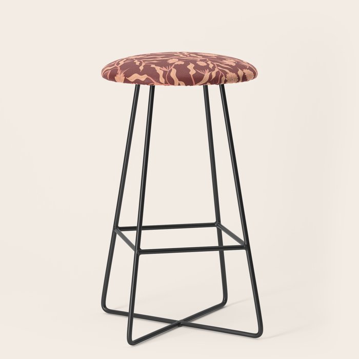 Classic Floral Stool Gallery Image 1