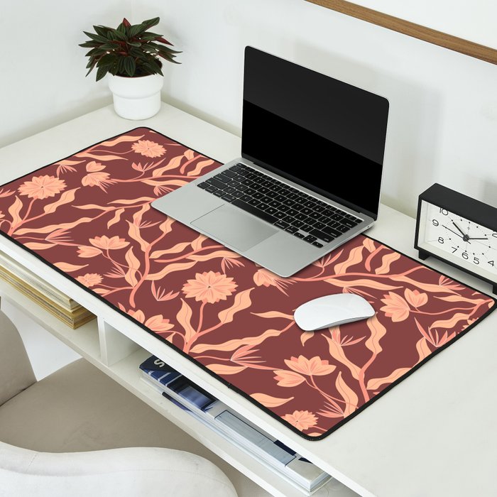 Classic Floral Desk Mat Gallery Image 2