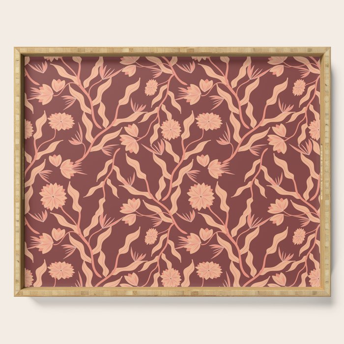 Classic Floral Serving Tray Gallery Image 1