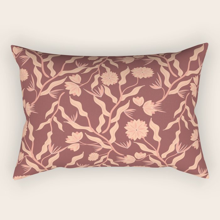 Classic Floral Rectangular Pillow Gallery Image 2