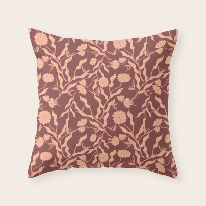 Classic Floral Throw Pillow Gallery Image 6
