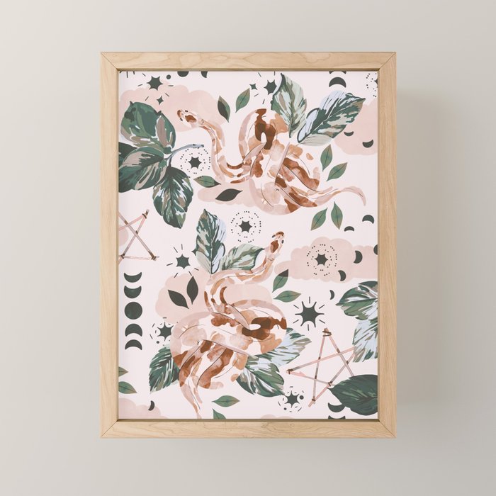 Celestial Snakescape W Mini Art Print Gallery Image 1