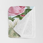 Floral enchant Throw Blanket Gallery Image 3