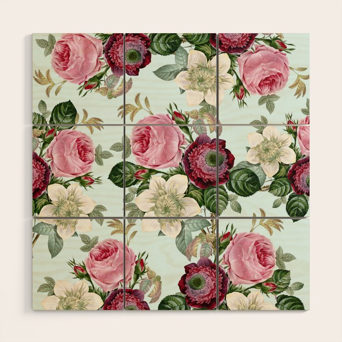 Floral enchant Wood Wall Art Gallery Image 1