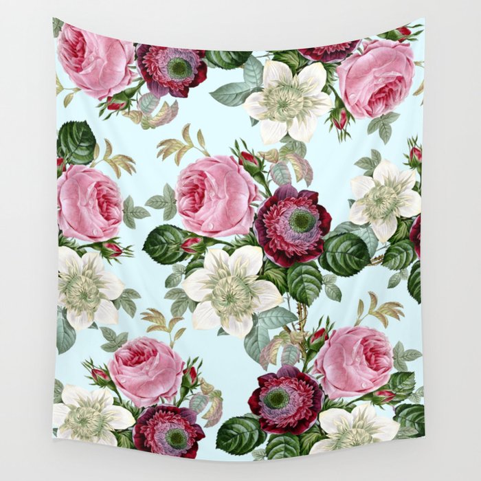 Floral enchant Wall Tapestry Gallery Image 4
