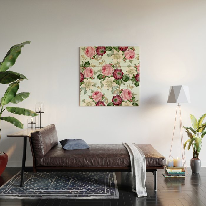 Floral enchant Wood Wall Art Gallery Image 2