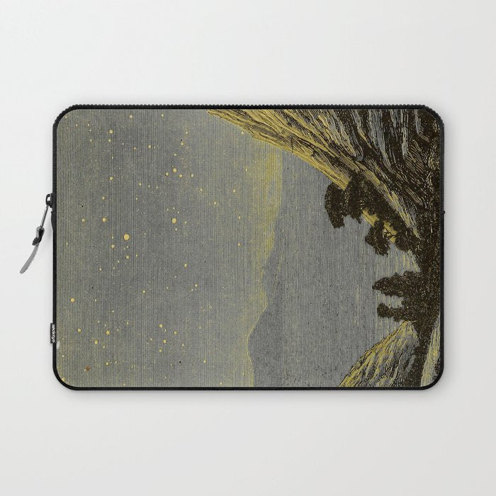 Astronomy for amateurs - 1904 Star Night Sky Landscape Laptop Sleeve Gallery Image 1