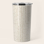 Lines III (Cream) Travel Mug Gallery Image 1