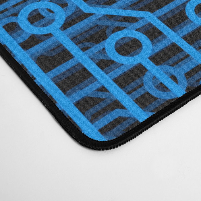 Reboot III BLUE Computer Circuit Board Pattern Desk Mat Gallery Image 4
