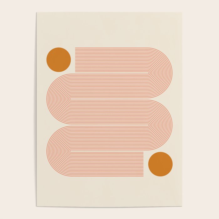 Abstraction_SUN_LINE_ART_Minimalism_002 Poster Gallery Image 4