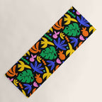 Colorful tropical summer nature art pattern Yoga Mat Gallery Image 1