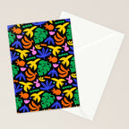Colorful tropical summer nature art pattern Stationery Card Gallery Image 2