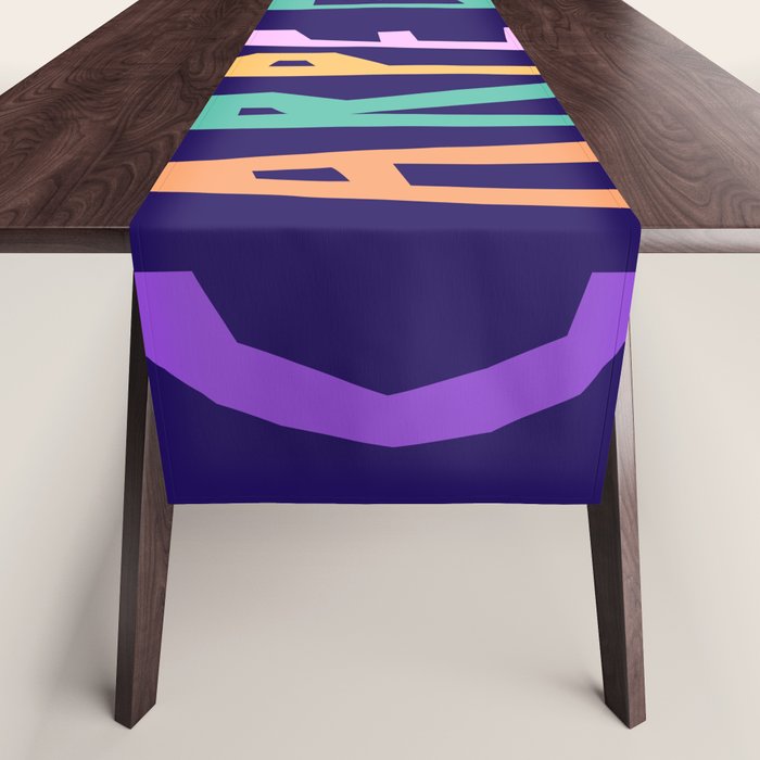 Carpe Diem lettering Table Runner Gallery Image 1