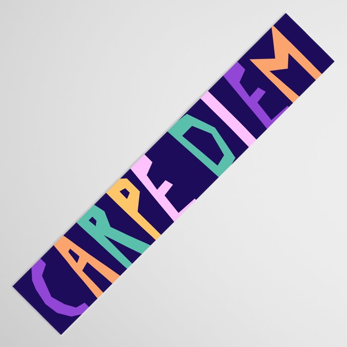 Carpe Diem lettering Table Runner Gallery Image 3