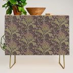 William Morris Artichoke Pimpernel Vintage Pattern Credenza Gallery Image 1
