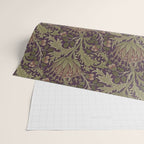 William Morris Artichoke Pimpernel Vintage Pattern Wrapping Paper Gallery Image 2
