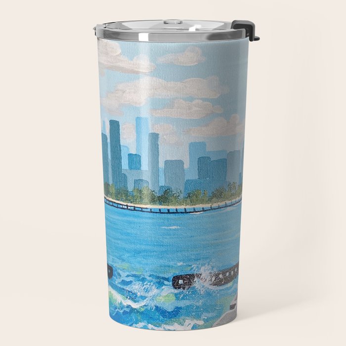 City on the Lake Travel Mug Gallery Image 2