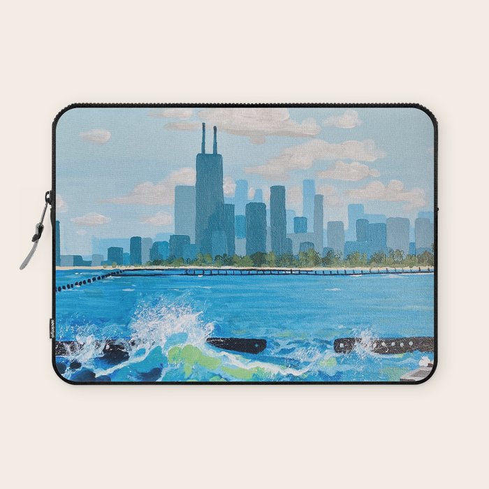 City on the Lake Laptop Sleeve Gallery Image 1